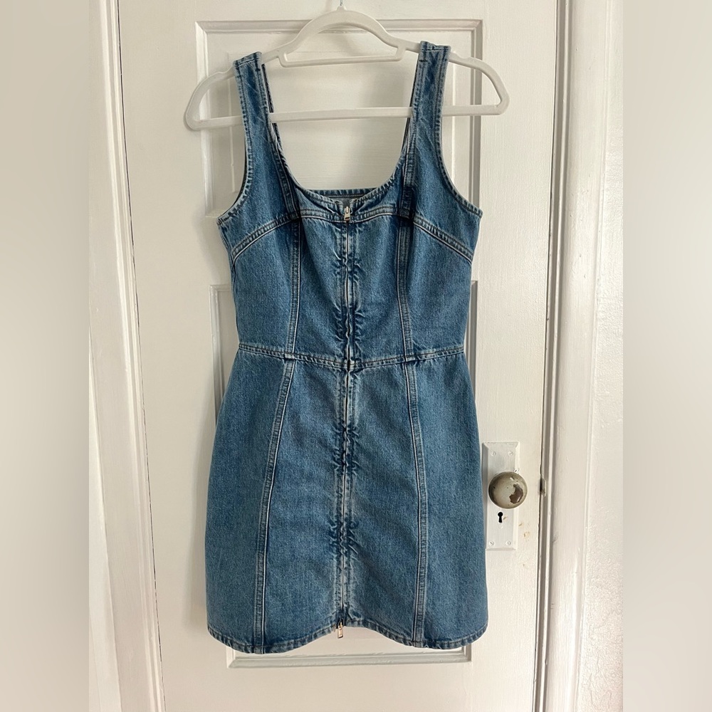 Like new Frame denim bustier dress 💙 - Picture 5 of 7